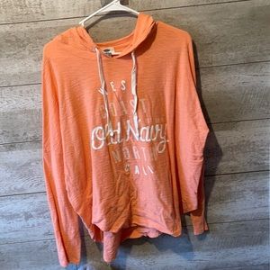 Coral light weight sweatshirt
